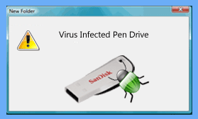 virus infected sandisk usb