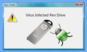 hp usb vieus infacted