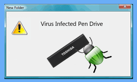 virus infected toshiba usb